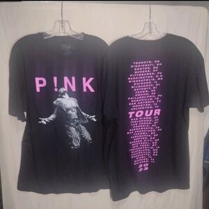 Pink 2023 Stadium Tour Shirt - Black- Size XL - Unisex - EUC